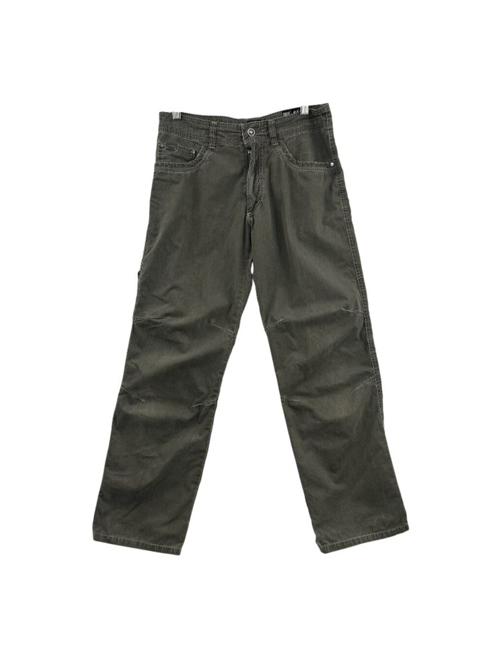 Kuhl Mens Revolvr Pants 30x30 Olive Green Patina Dye Cargo Hiking Cotton/Nylon